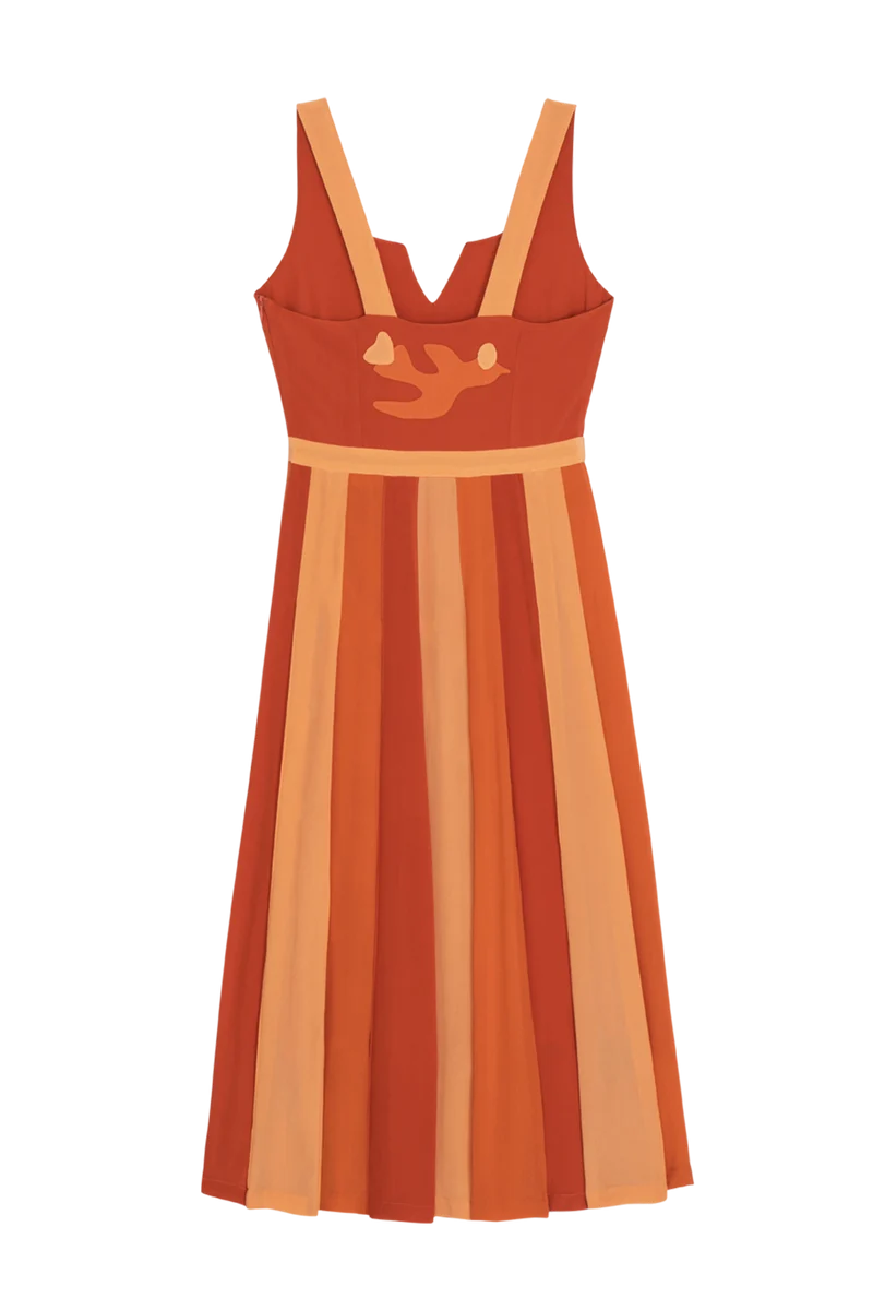 Robe en soie Hibiscus