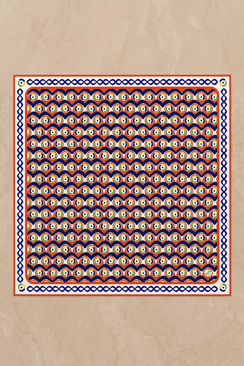 Foulard en soie Prunelle