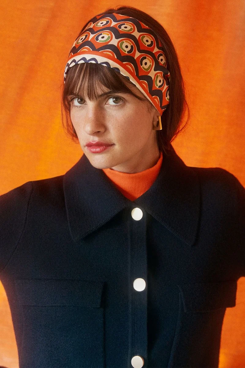 Foulard en soie Prunelle