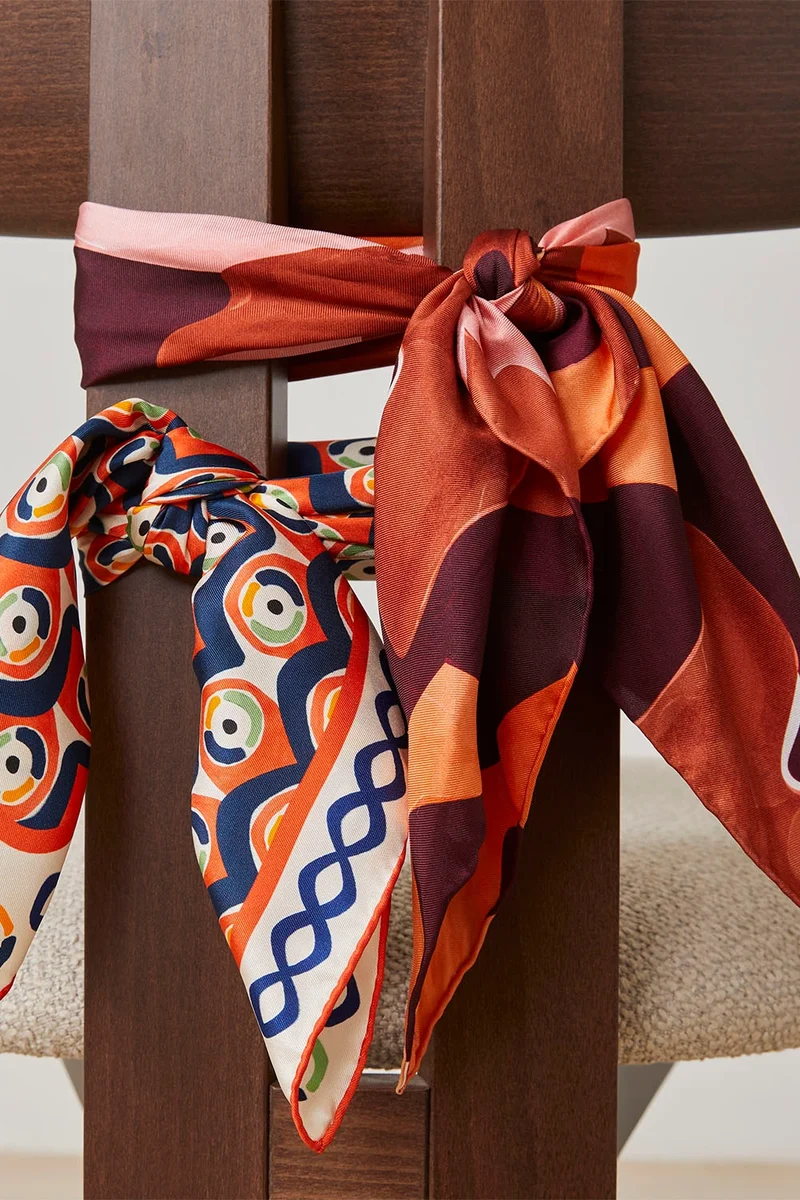 Foulard en soie Prunelle