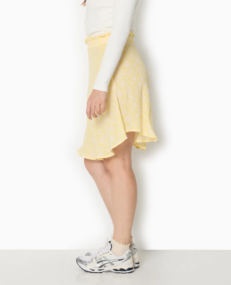 Jupe patineuse avec petites fleurs