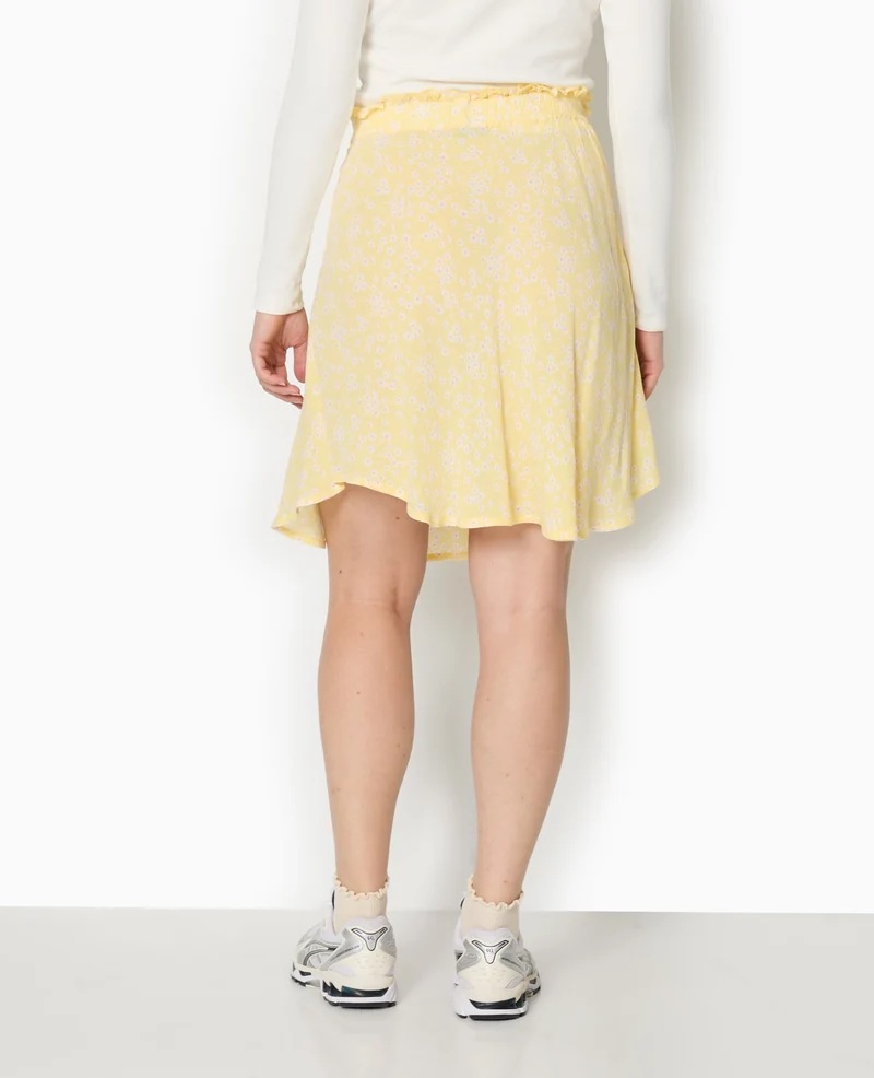 Jupe patineuse avec petites fleurs