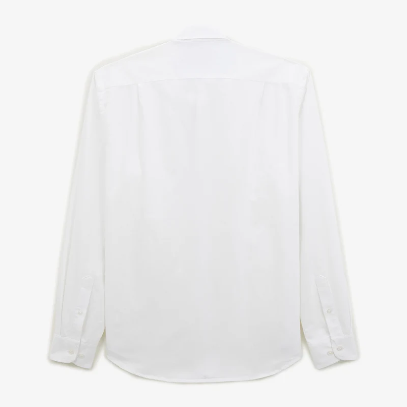 Chemise manches longues 100% coton blanche Section Paloise