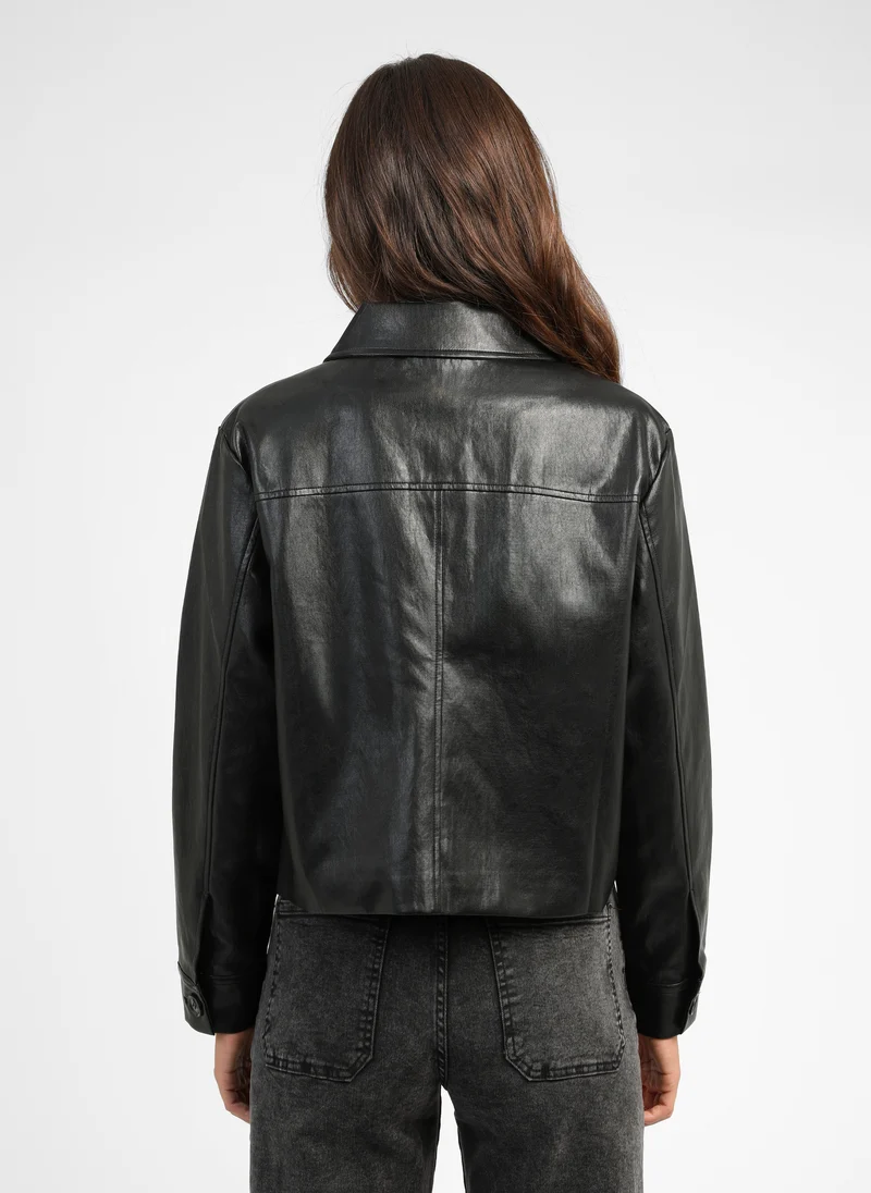 VESTE CHARLY noir