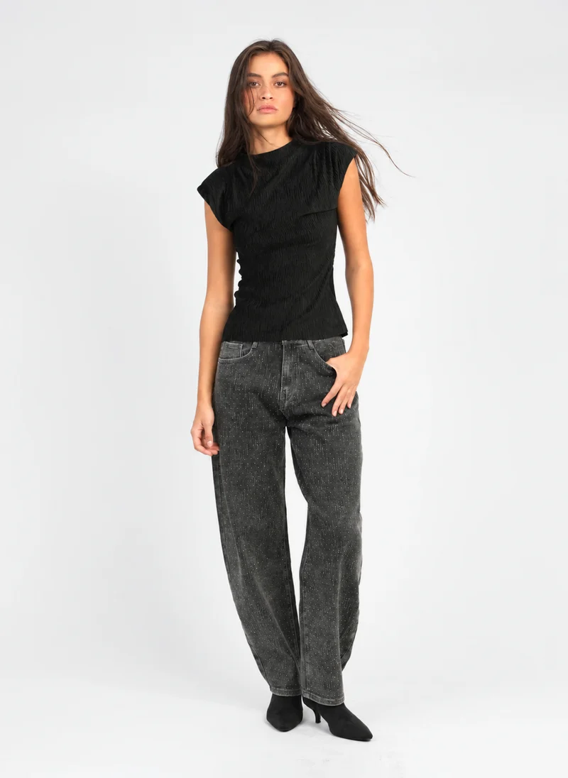 TOP ALOANE noir