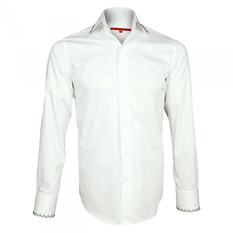 Chemise homme avec strass coupe cintrée CRYSTAL Andrew Mac Allister