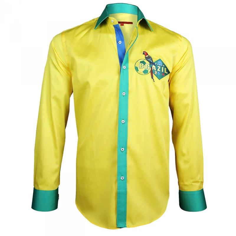Chemise homme série limitée coupe cintrée BRAZIL Andrew Mac Allister