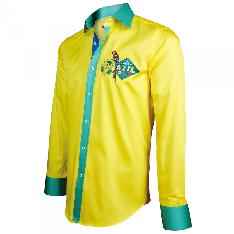 Chemise homme série limitée coupe cintrée BRAZIL Andrew Mac Allister