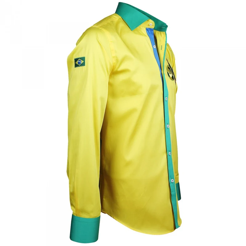 Chemise homme série limitée coupe cintrée BRAZIL Andrew Mac Allister