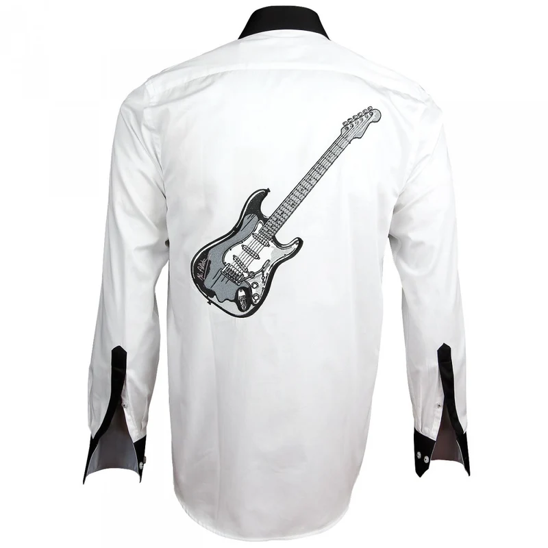 Chemise homme brodée coupe cintrée JIMMY Andrew Mac Allister