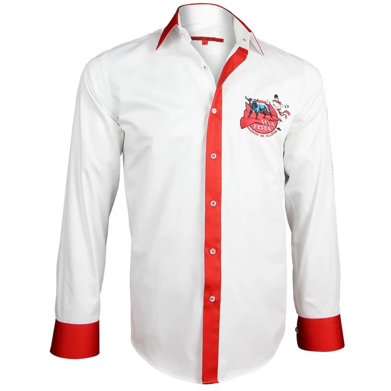 Chemise homme brodée coupe cintrée FERIA Andrew Mac Allister