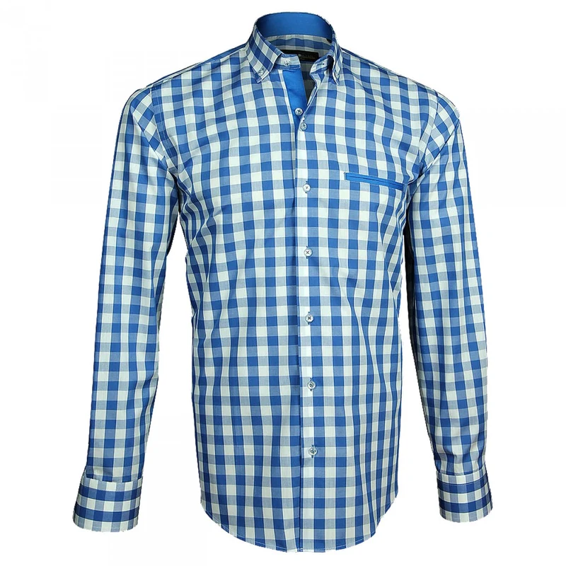 Chemise homme à coudières coupe droite DONATELLO Emporio balzani