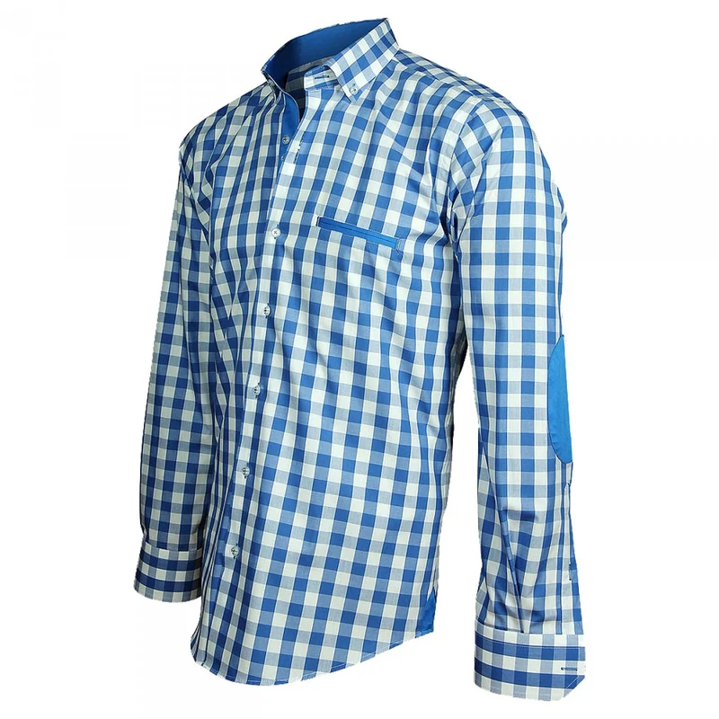Chemise homme à coudières coupe droite DONATELLO Emporio balzani