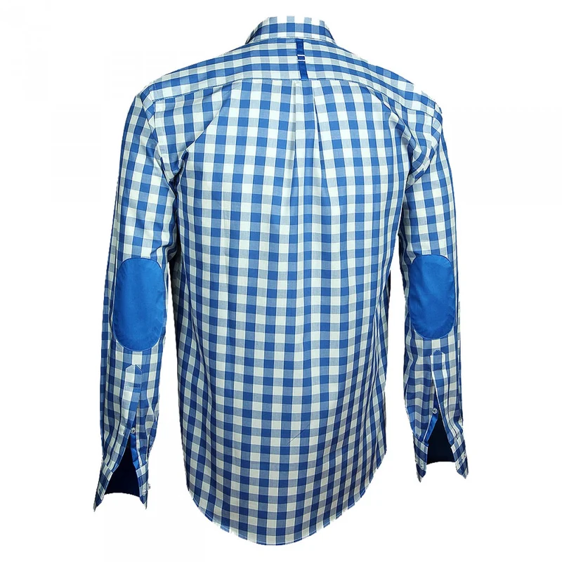 Chemise homme à coudières coupe droite DONATELLO Emporio balzani