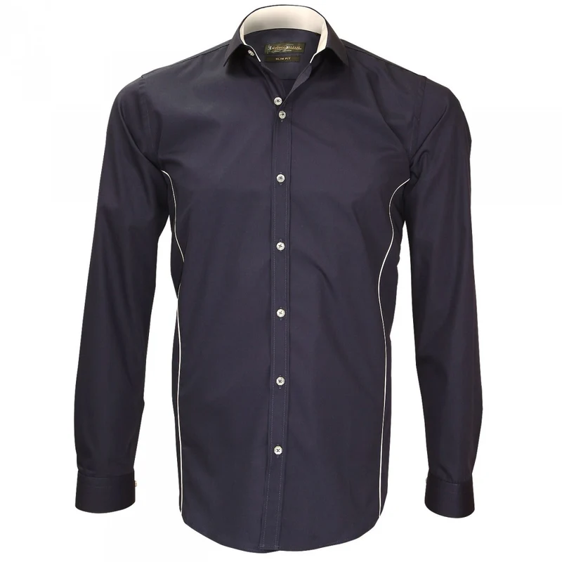 Chemise homme mode col italien coupe cintrée UGO Emporio balzani
