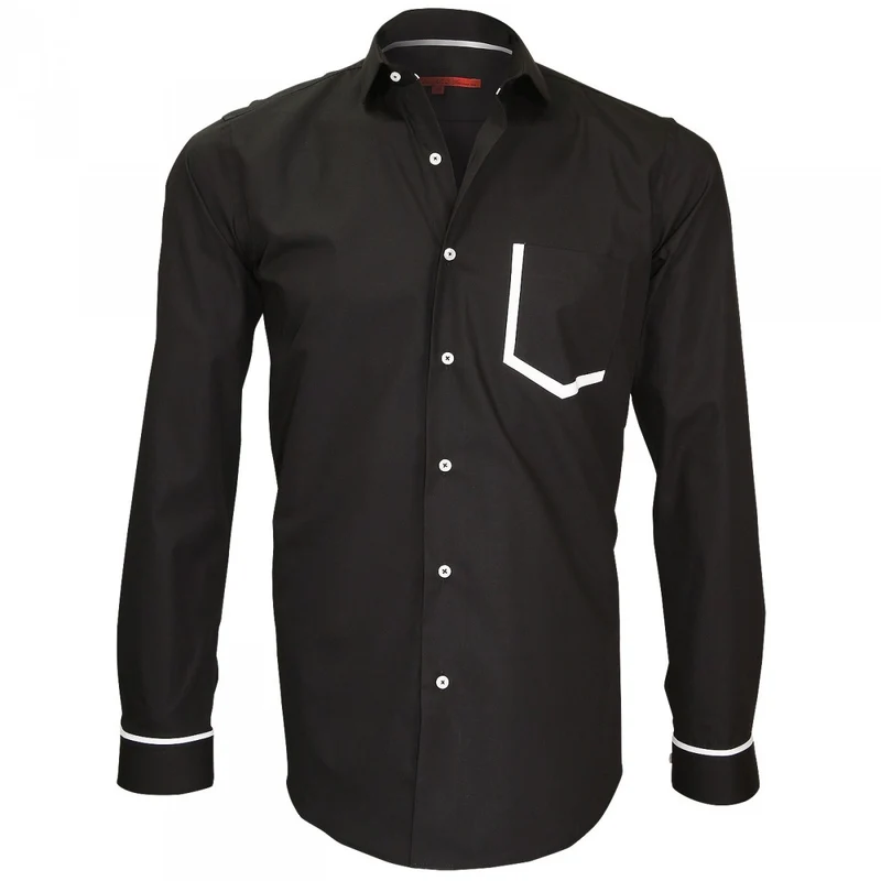 Chemise homme mode col italien coupe cintrée PICCADILLY Andrew Mac Allister