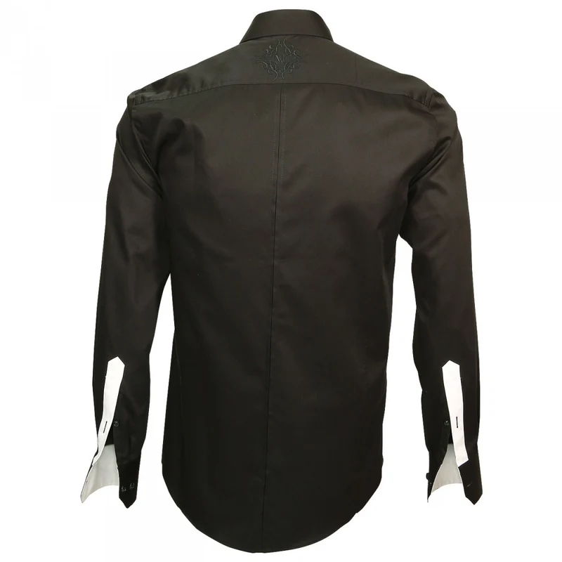Chemise homme brodée coupe cintrée ETNICA Andrew Mac Allister