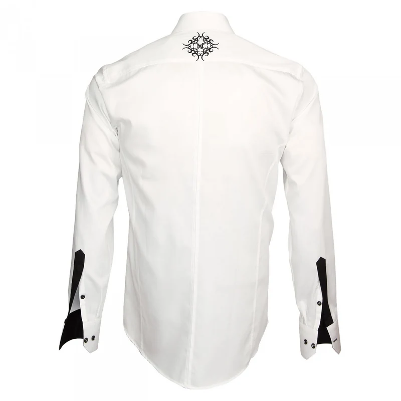 Chemise homme brodée coupe cintrée ETNICA Andrew Mac Allister