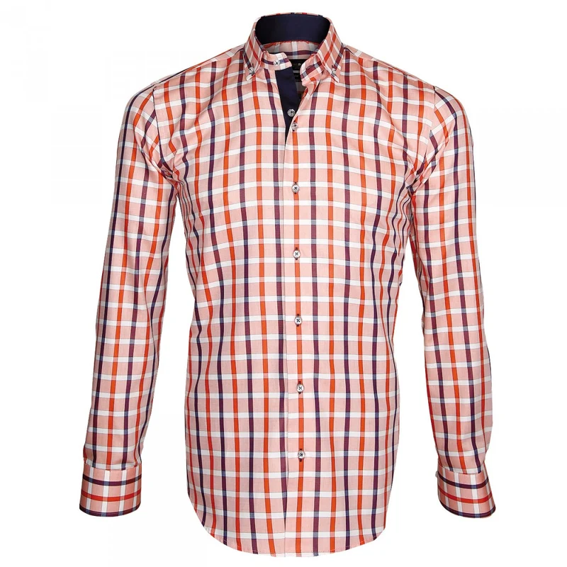 Chemise homme à coudières coupe cintrée AREZZO Emporio balzani