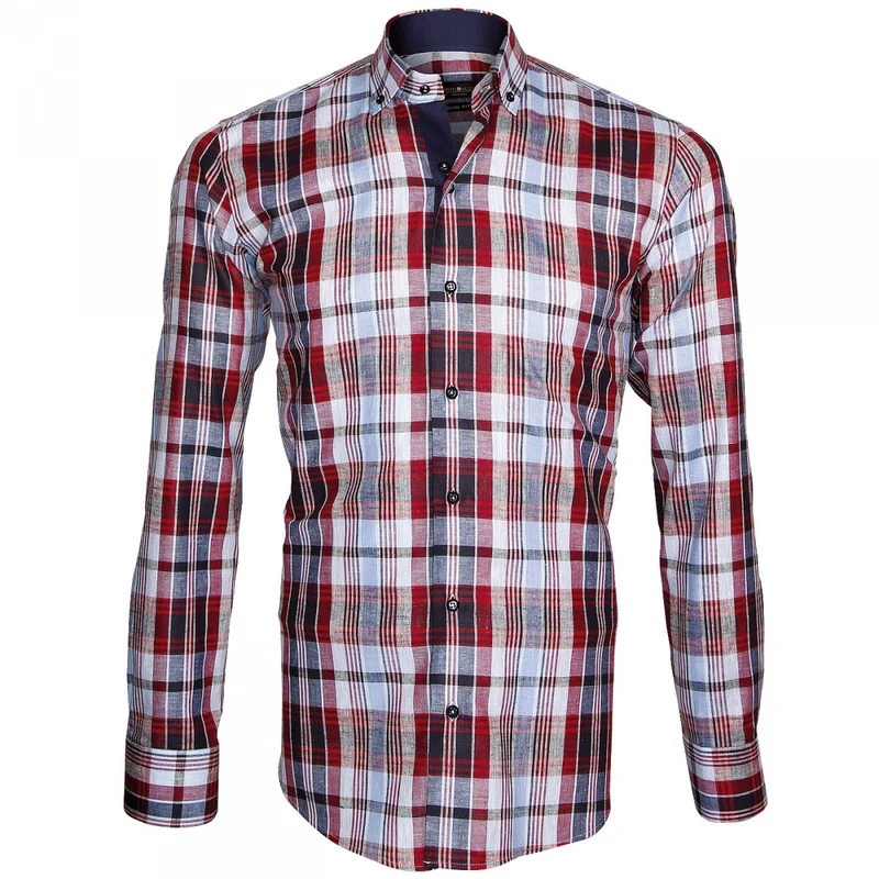 Chemise homme à coudières coupe cintrée AREZZO Emporio balzani