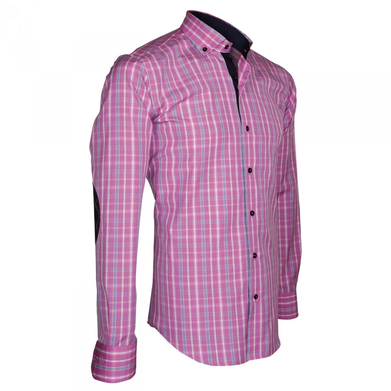 Chemise homme à coudières coupe cintrée AREZZO Emporio balzani