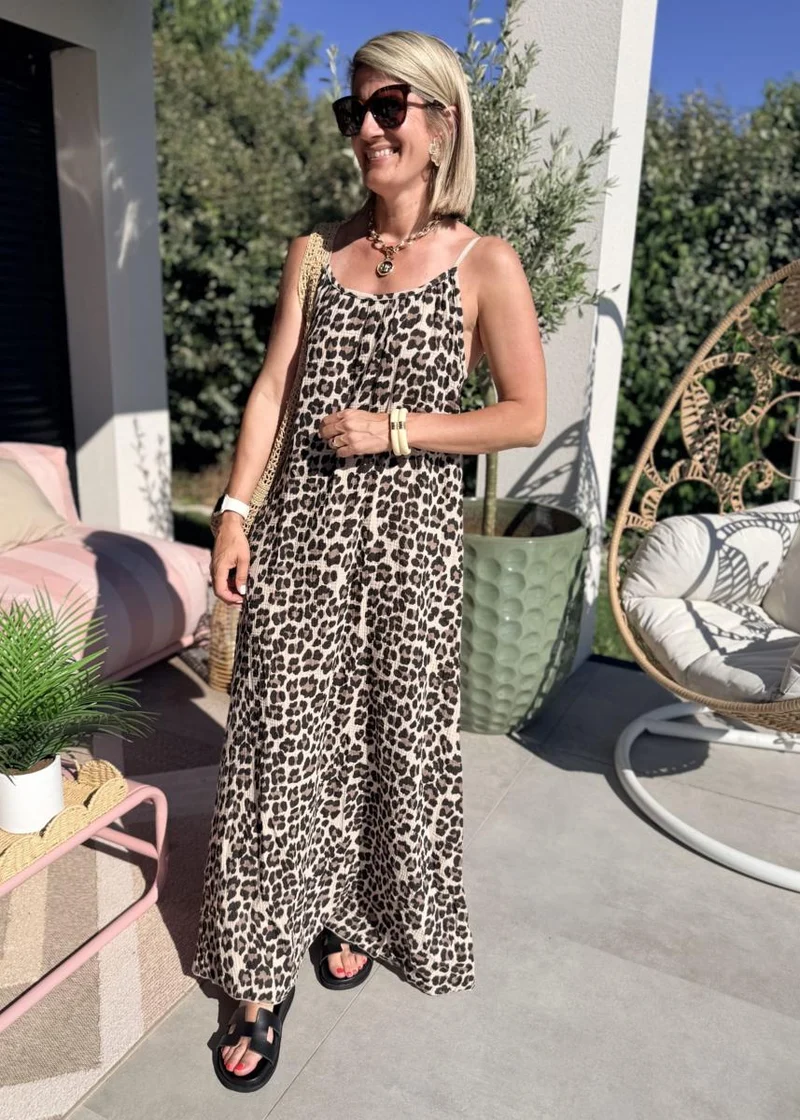Robe Amel leopard