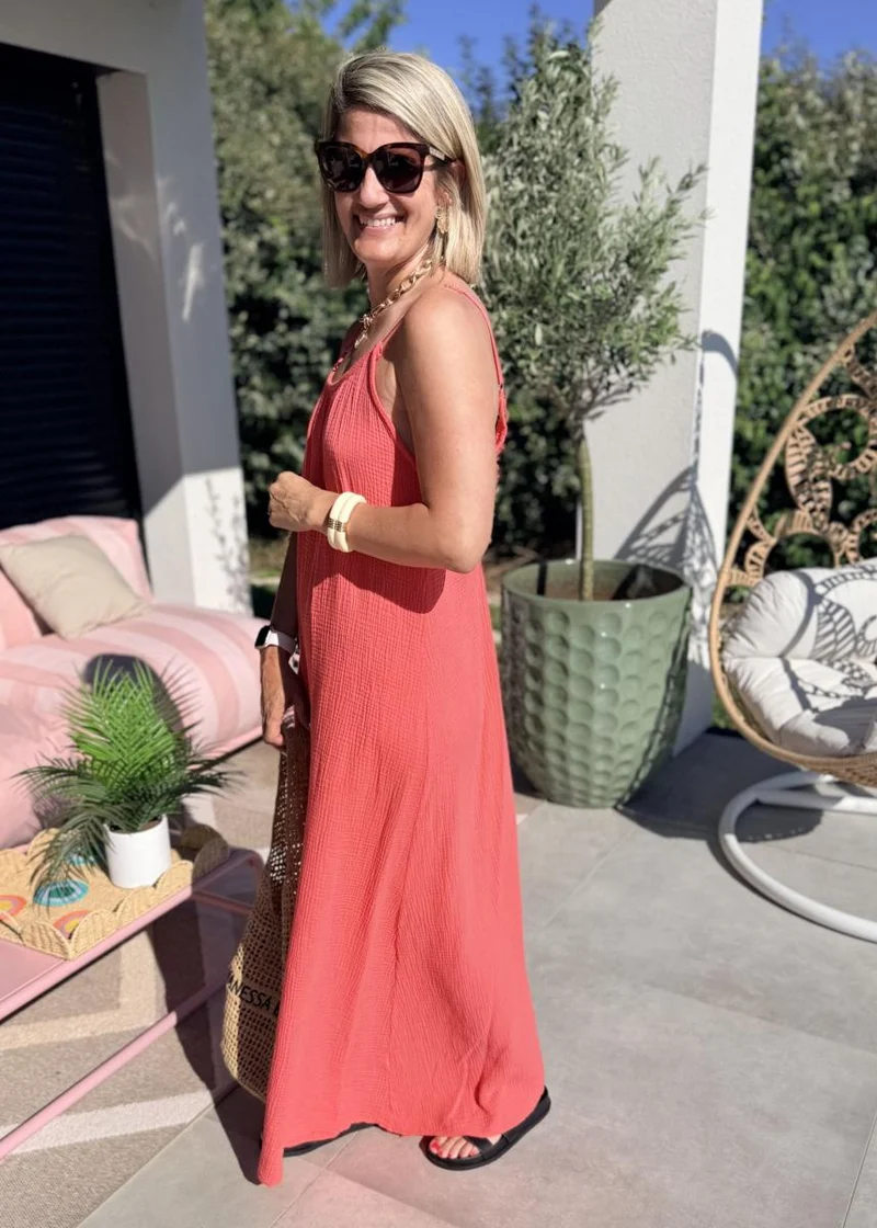 Robe Amel corail