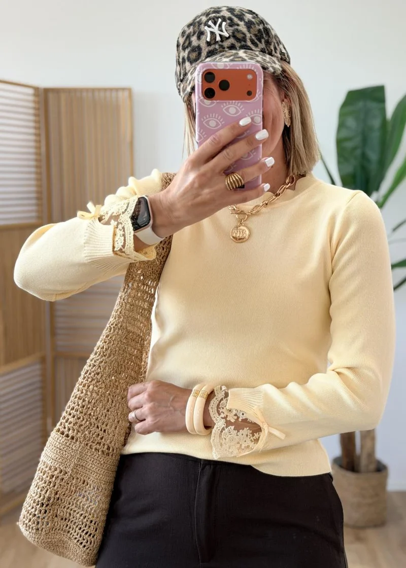 Pull Ashley jaune