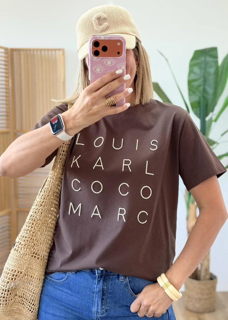 Tee shirt Karl choco