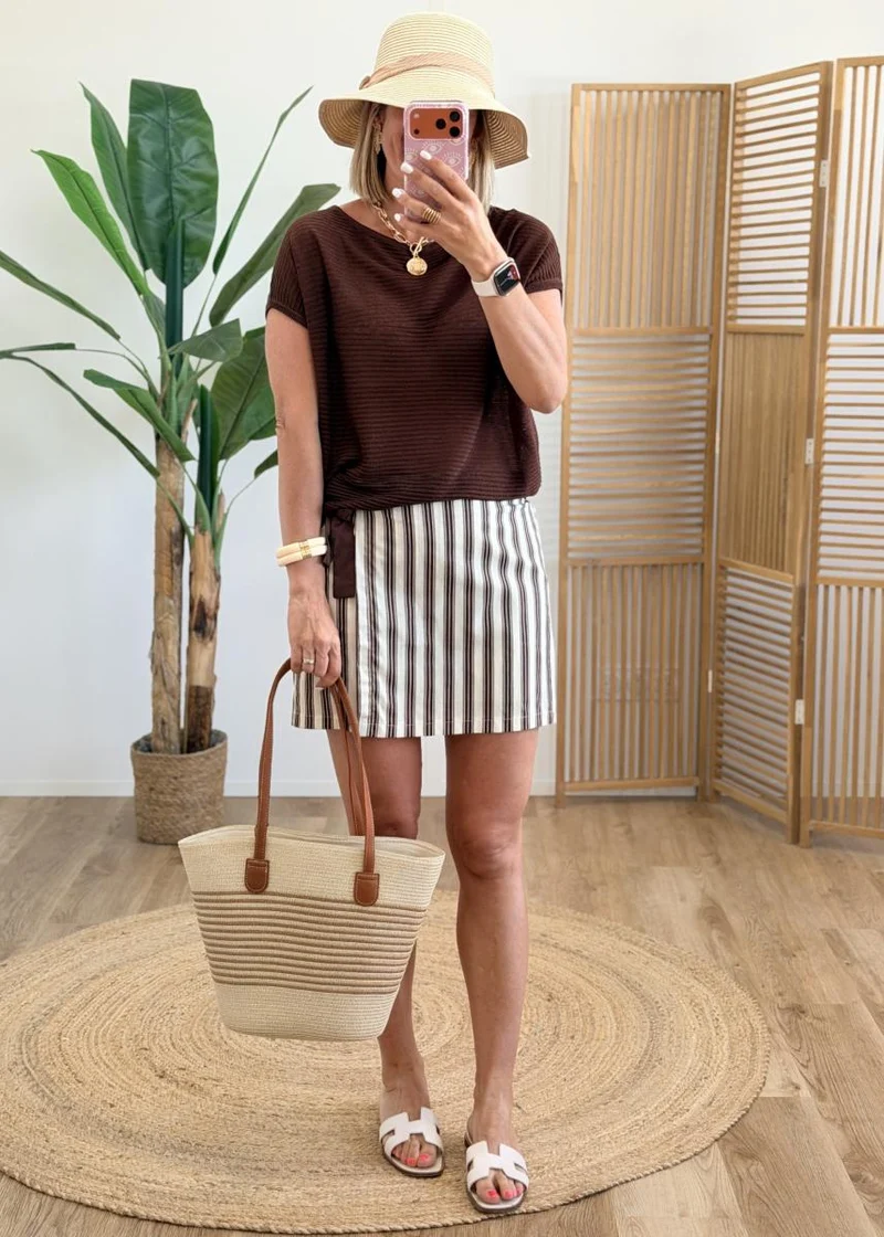 Pull Yann chocolat