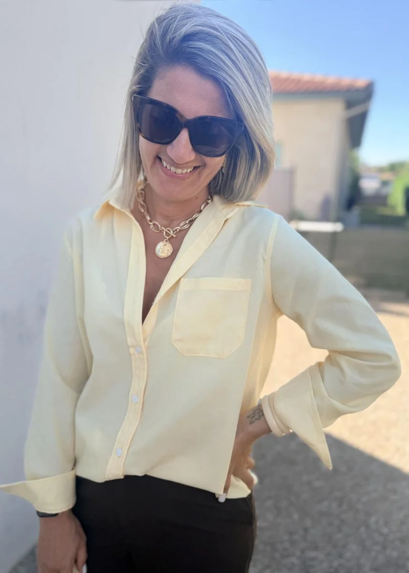 Chemise Sacha jaune
