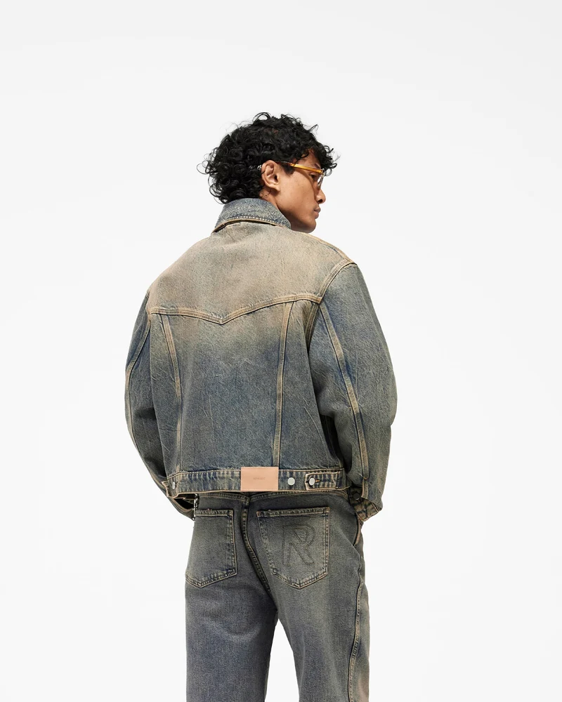 Denim Trucker - Blue Cream