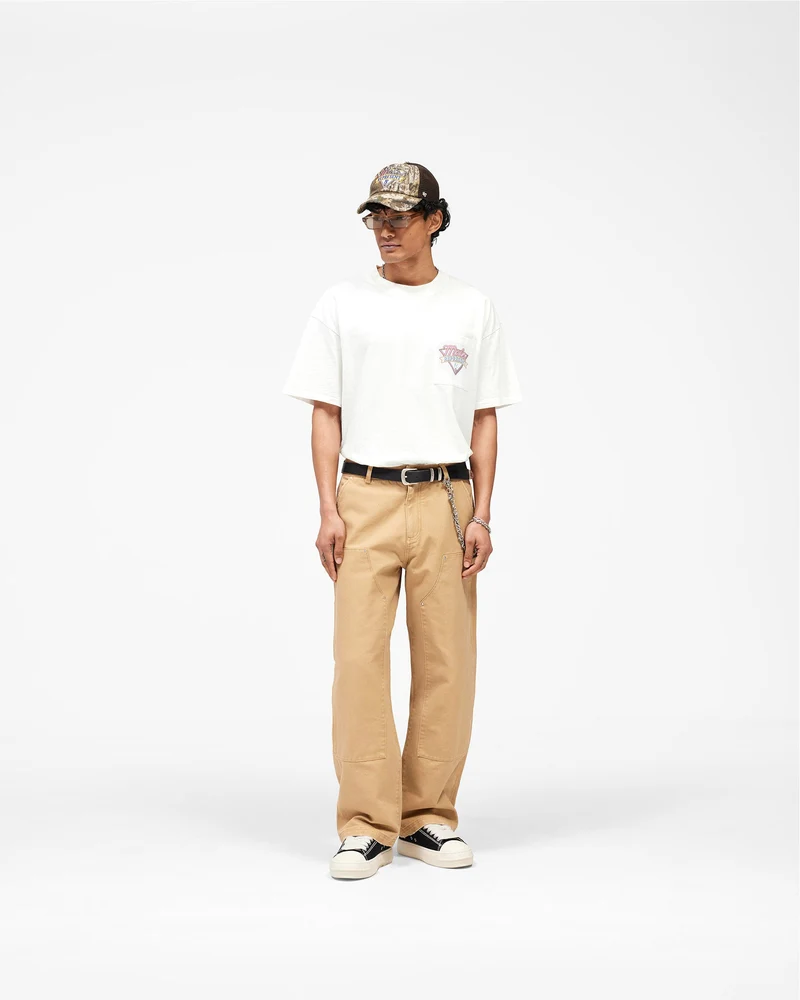 Represent x Mels Diner T-Shirt - Flat White