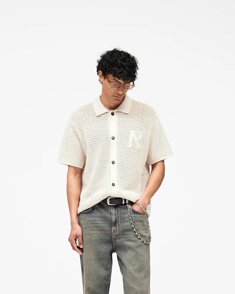 Pico Knit Shirt - Ecru