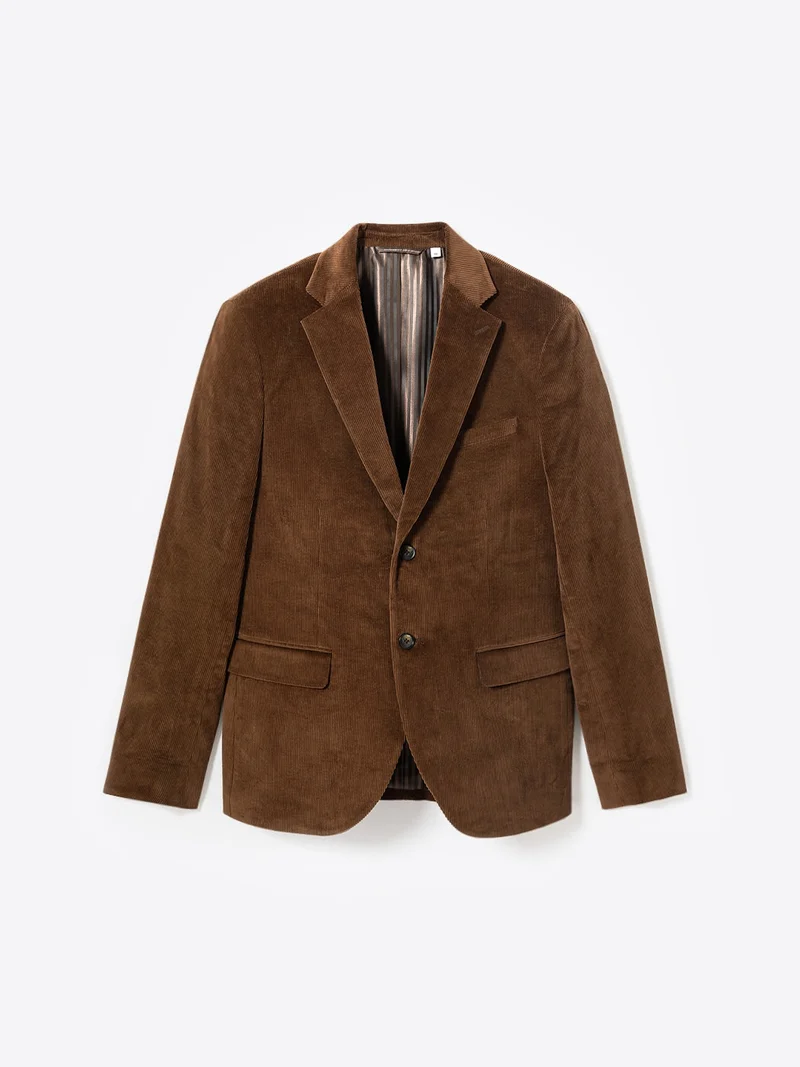 Veste de ville en velours côtelé