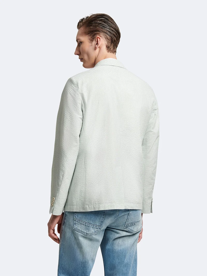 Veste ville regular rayé