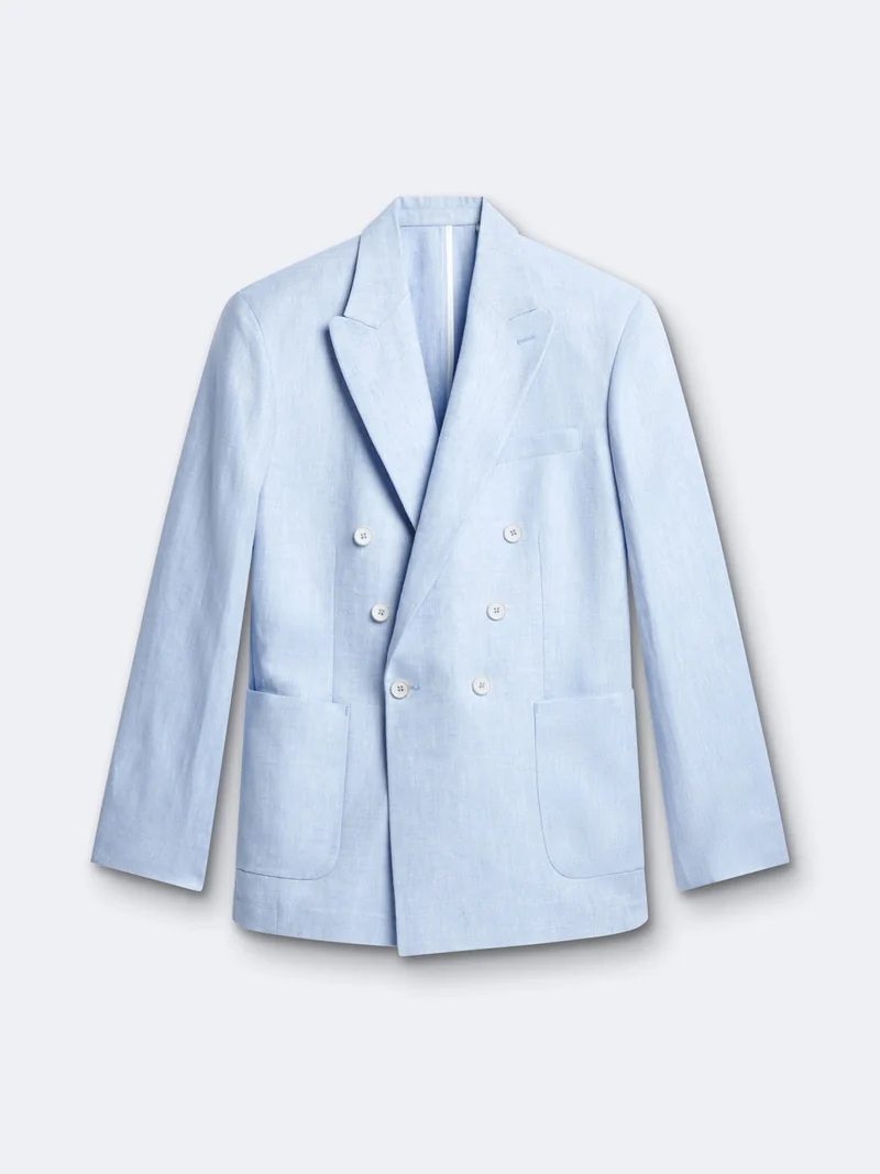 Veste croisée 100% lin