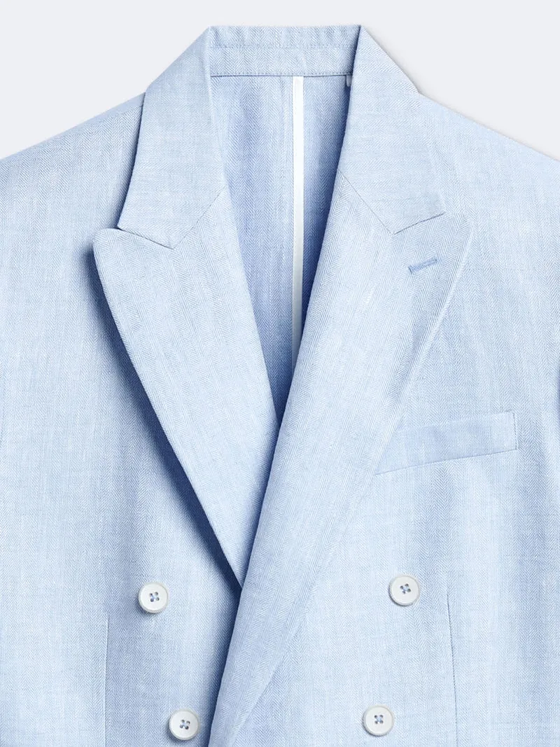 Veste croisée 100% lin
