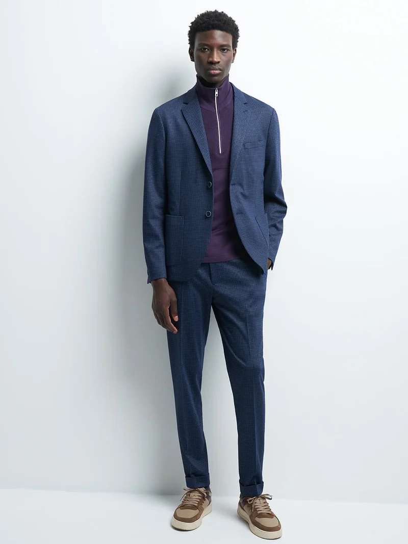 Veste coordonnable extraslim carreaux