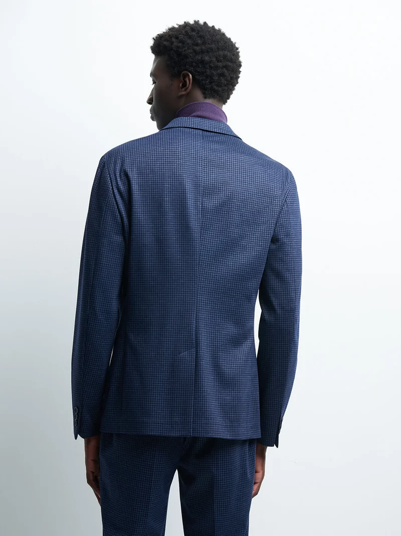 Veste coordonnable extraslim carreaux