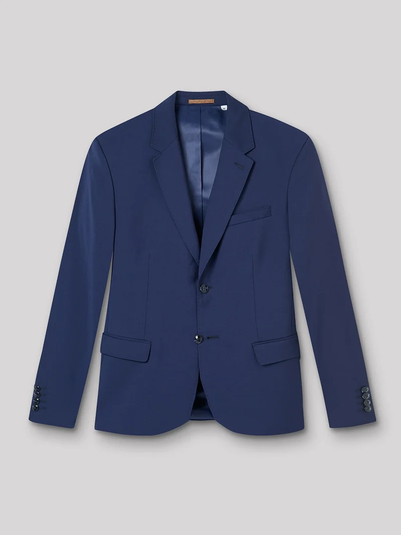 Veste coordonnable extra-slim en laine