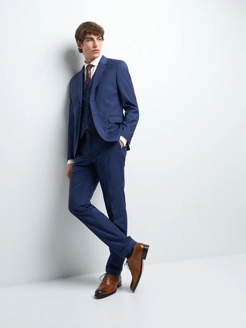 Veste coordonnable extra-slim en laine