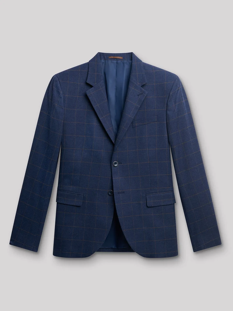 Veste coordonnable slim à carreau