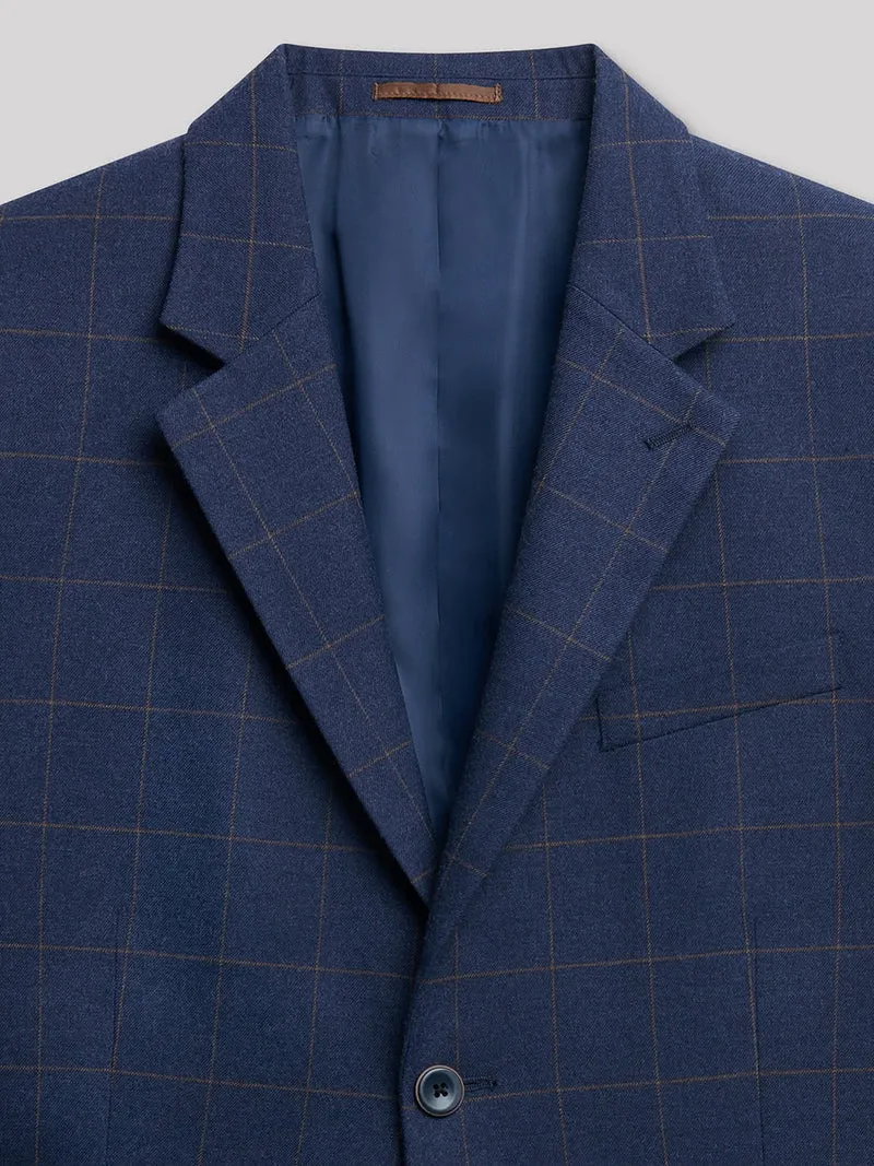 Veste coordonnable slim à carreau
