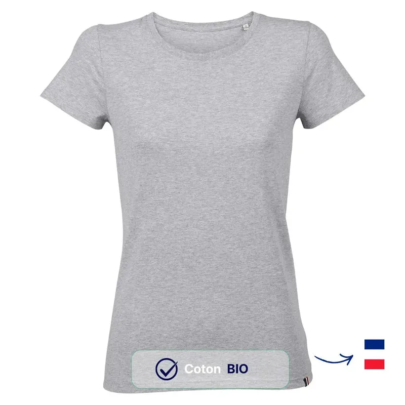 T-shirt femme gris