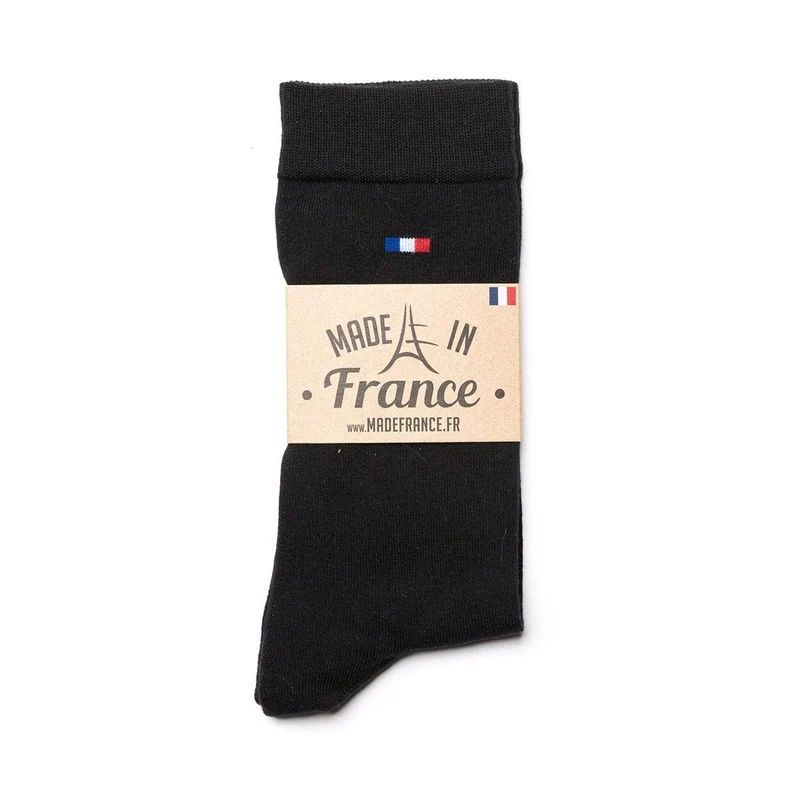 Pack de 5 paires chaussette française noire