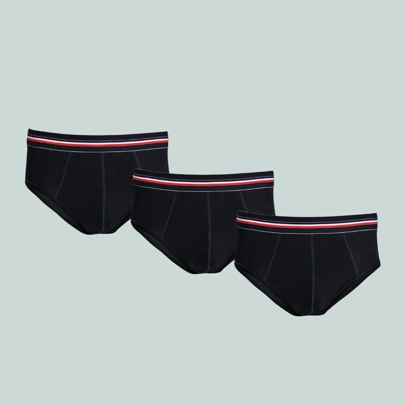 Lot de 3 slips marine