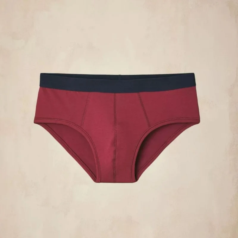 Slip Homme grenat