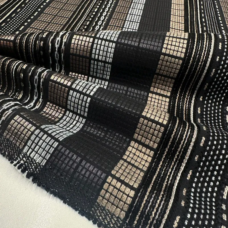 Tissu Brocart, Coton - Métallisé, Doreo