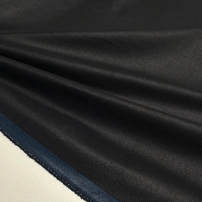 Tissu Sergé Gabardine, Laine Easy Care - Enduit, Avellino